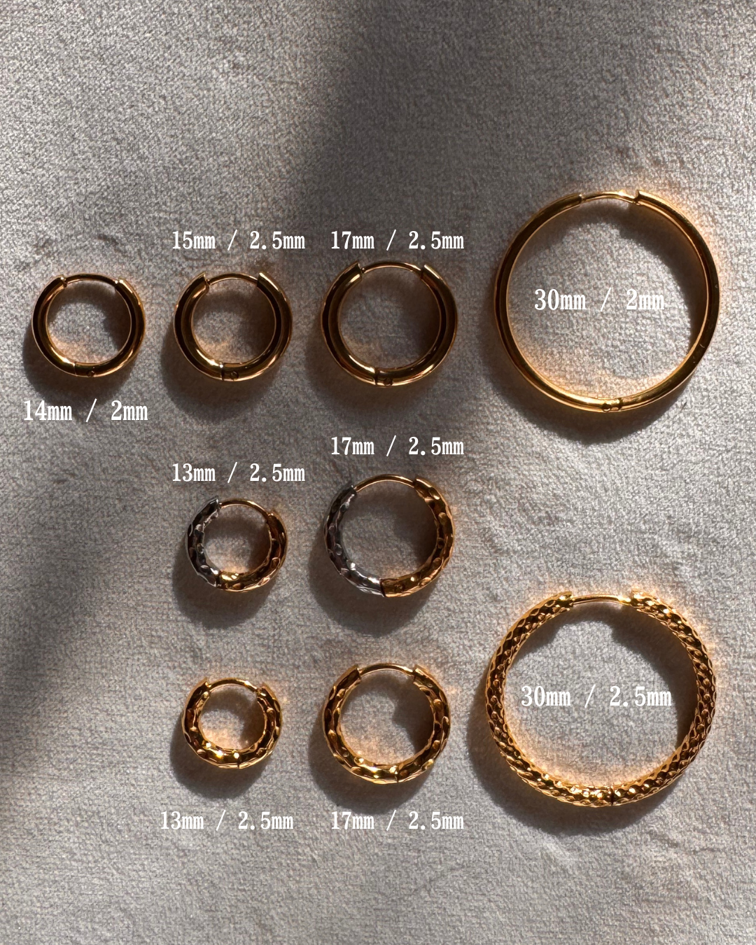 Rose Quartz Hoop Earrings