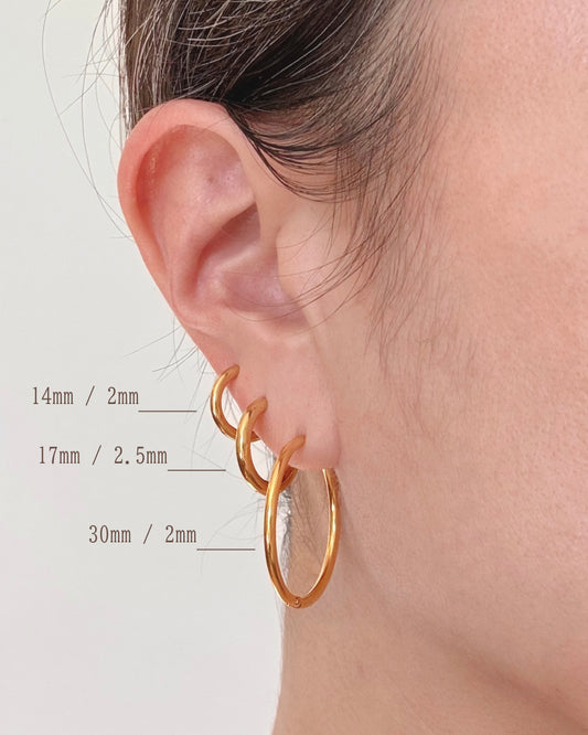 Stillness Earring Hoops