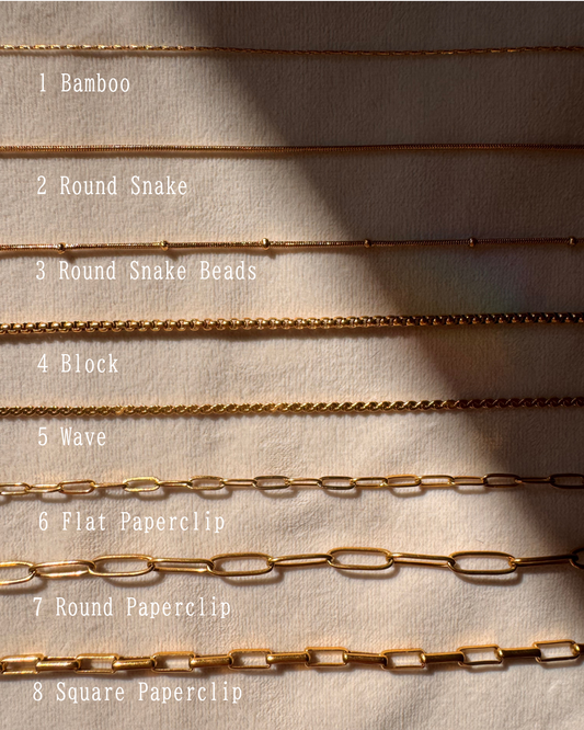 Round Snake Necklace Chain