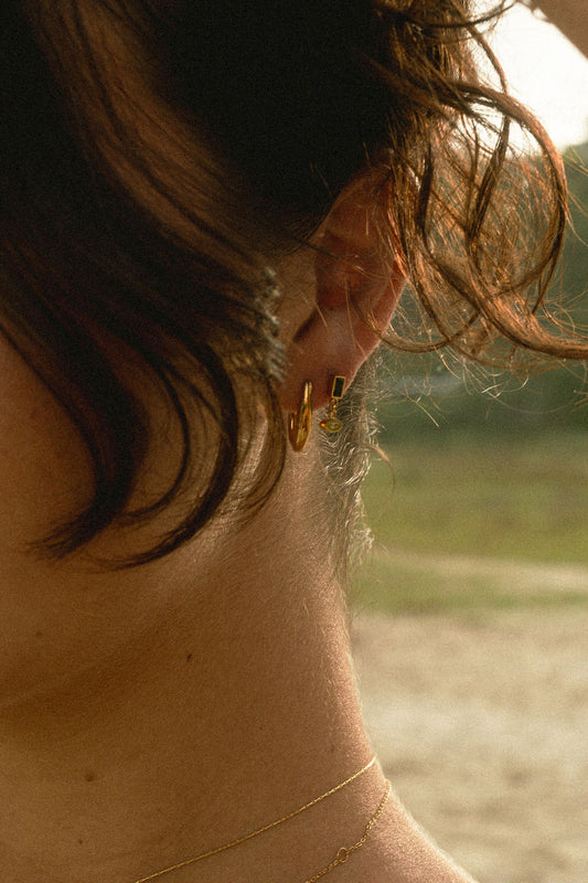 Moon Cycle Hoop Earrings