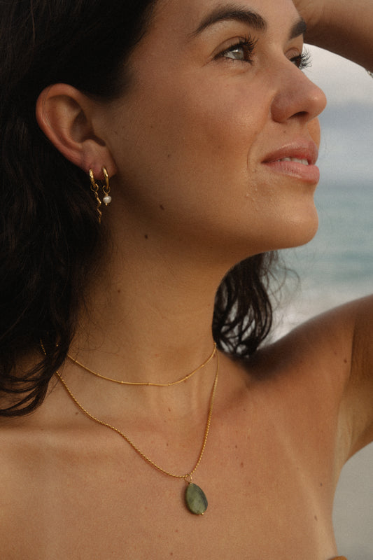 Canadian Jade drop Necklace