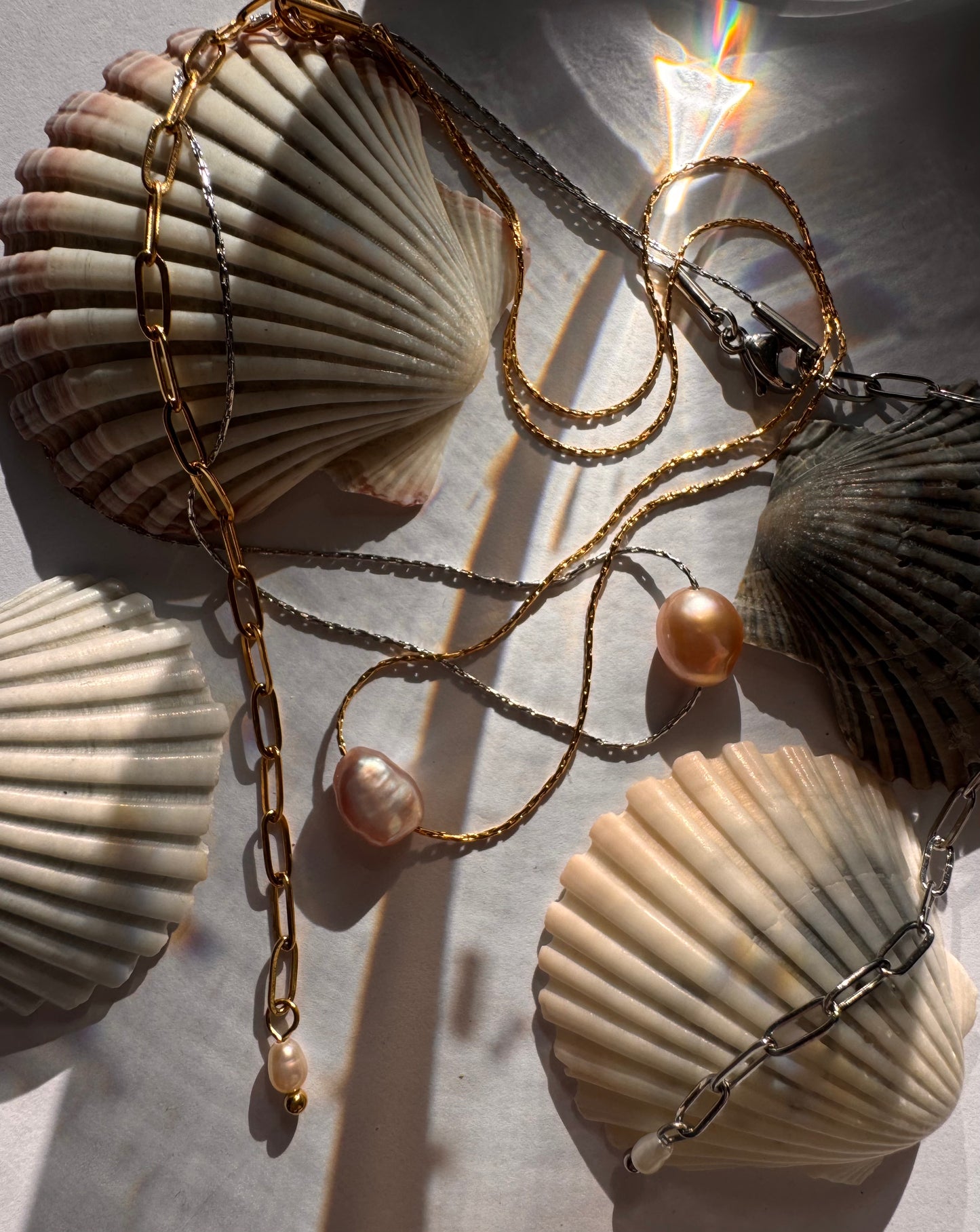 Dreaming Keshi Pearl Necklace