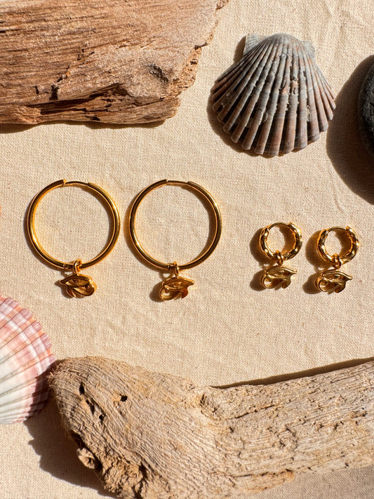 Eye of Horus Hoop Earrings