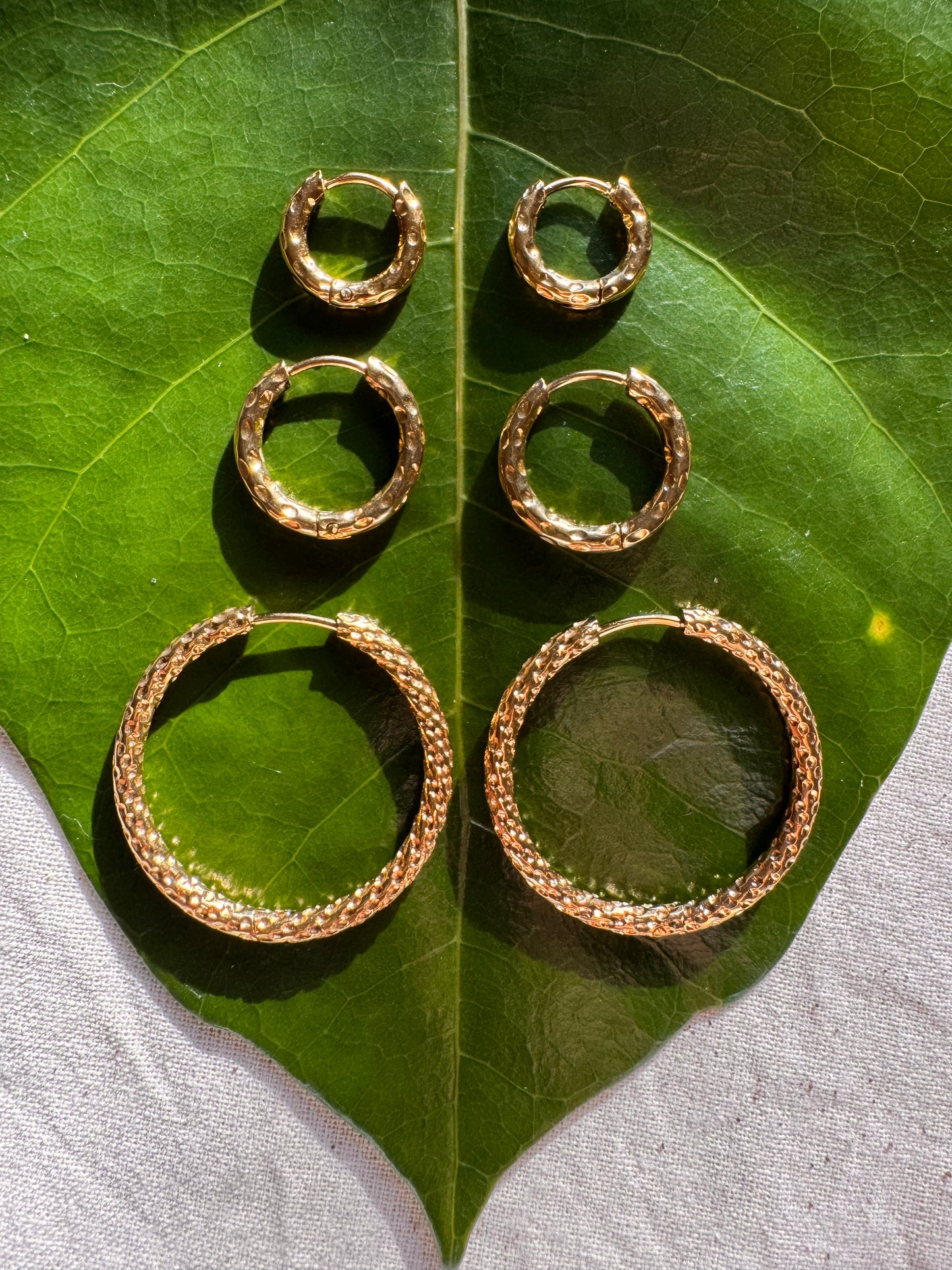 【Limited Stock】Textured Earring Hoop