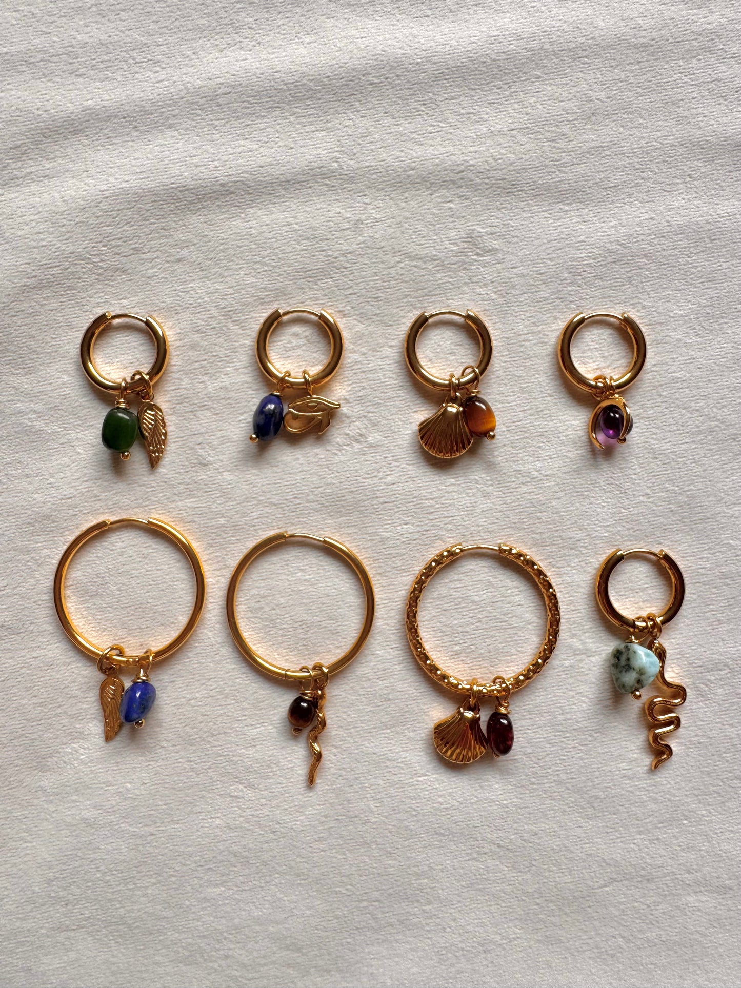 Tiny Snake Earring Charm Only