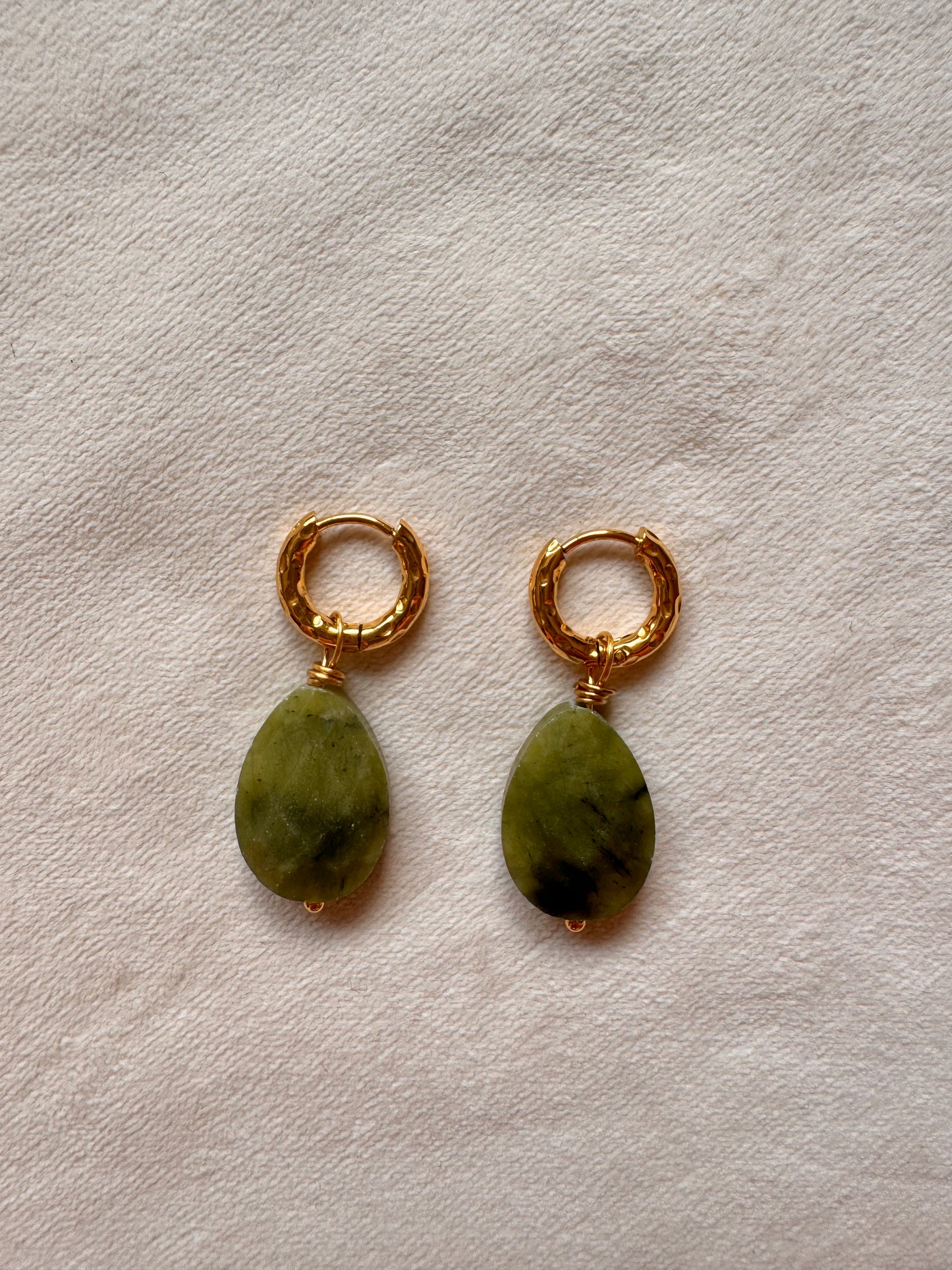 Canadian Jade drop earrings