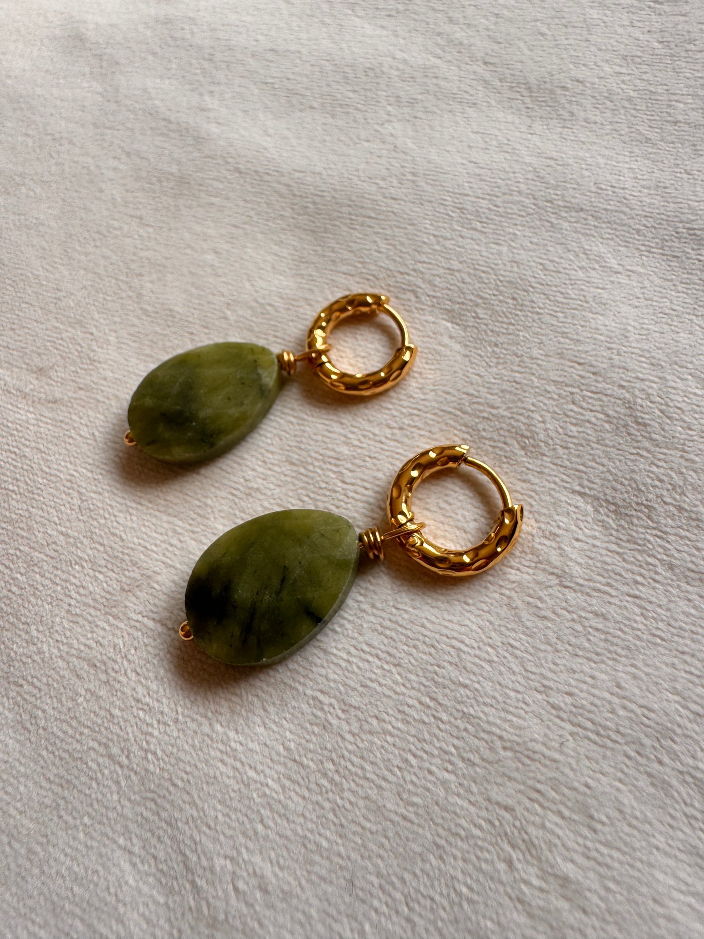 Canadian Jade drop earrings