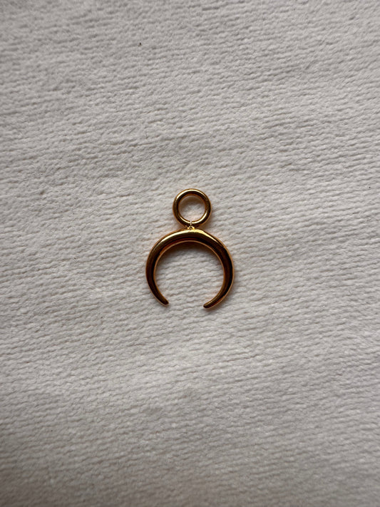 Moon Earring Charm Only