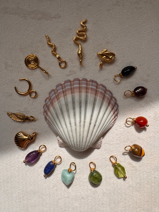 Tiger Eye Earring Charm Only