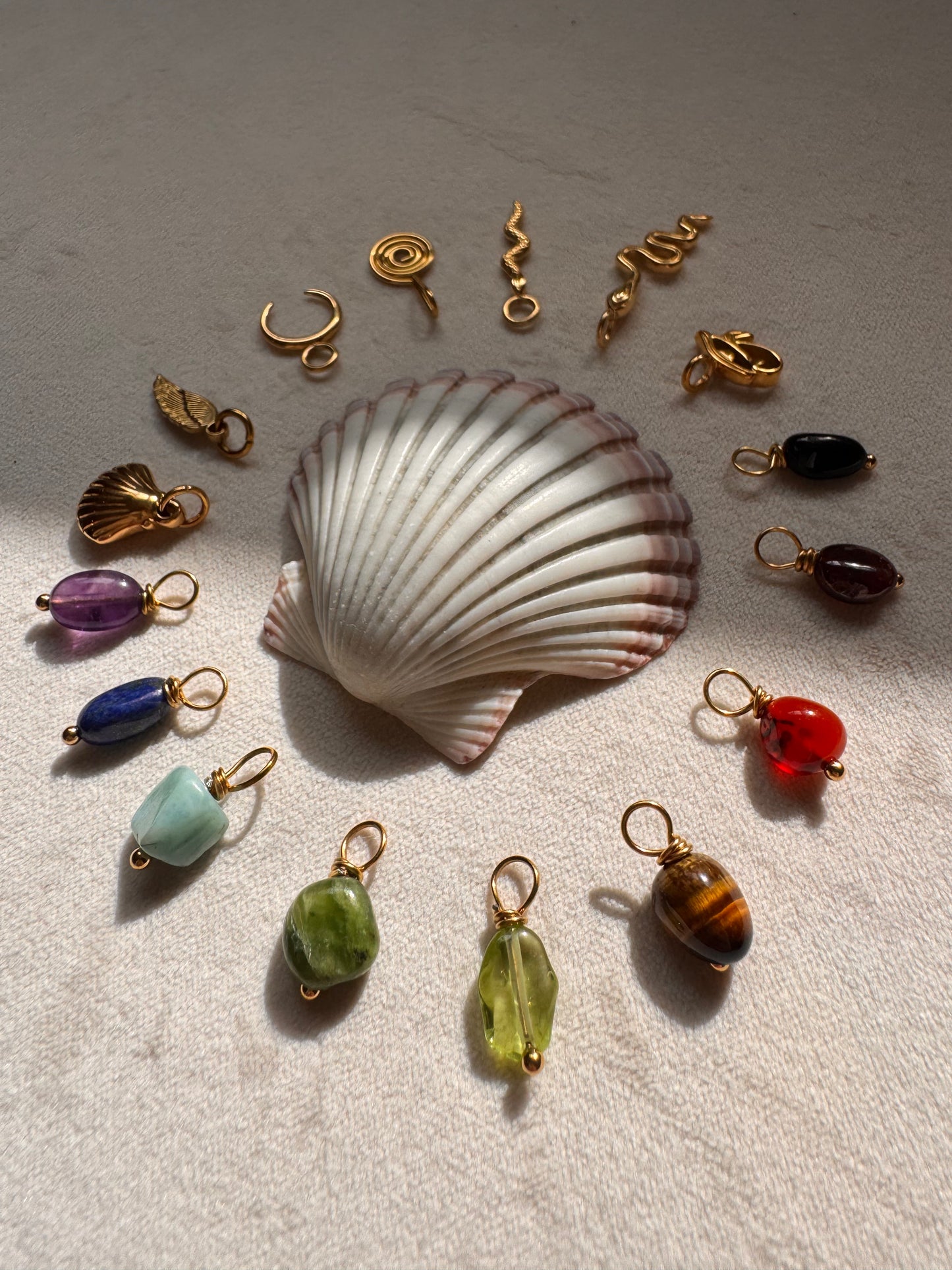 Amethyst Earring Charm Only