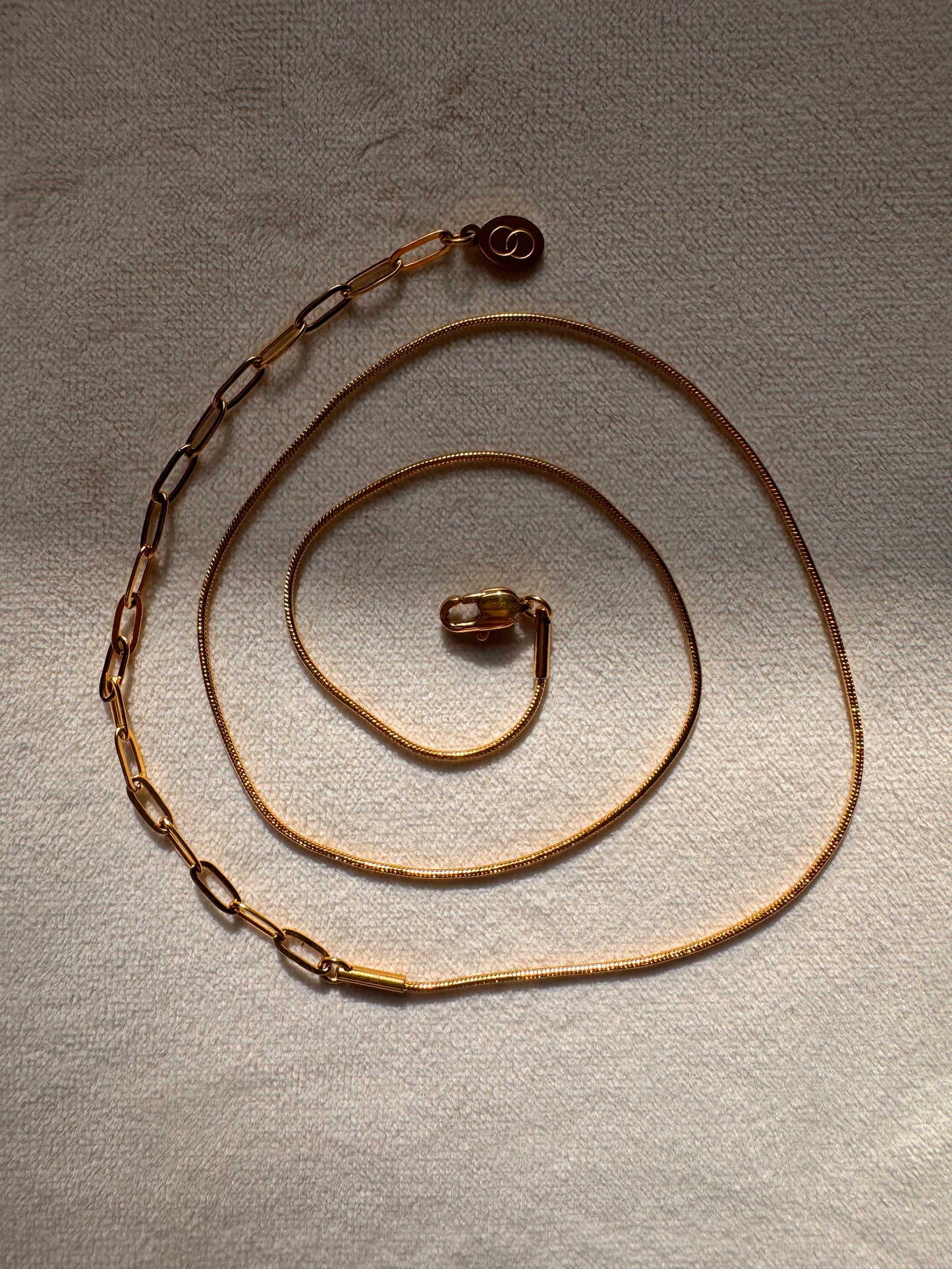 Round Snake Necklace Chain