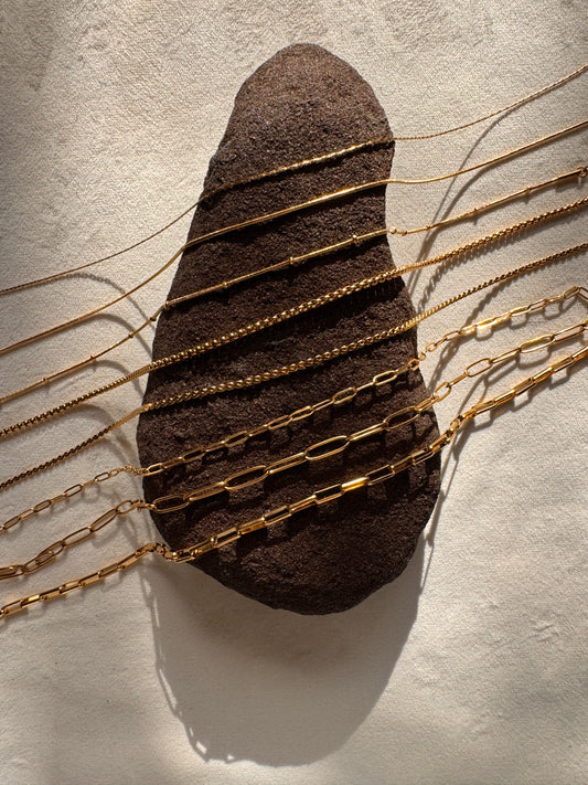 Block Necklace Chain