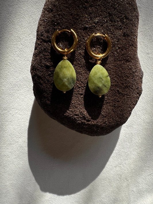 Canadian Jade drop earrings