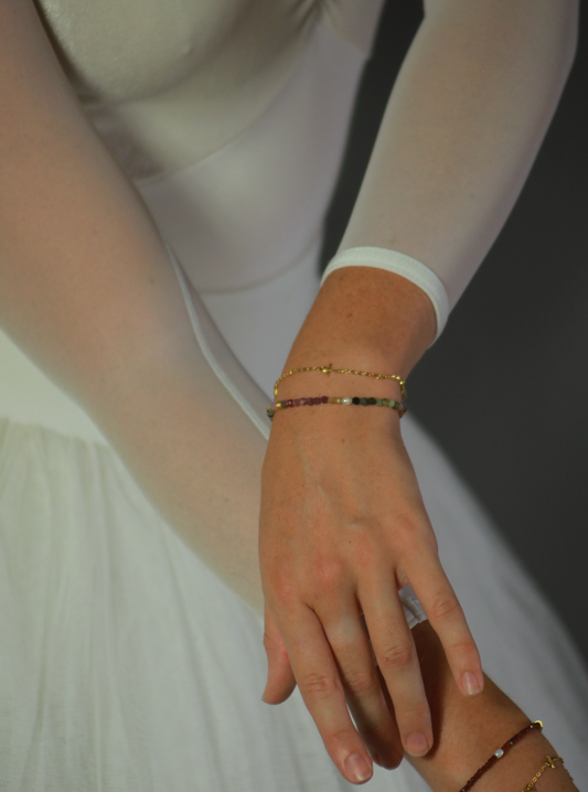 Heart in Bloom – Tourmaline Bracelet