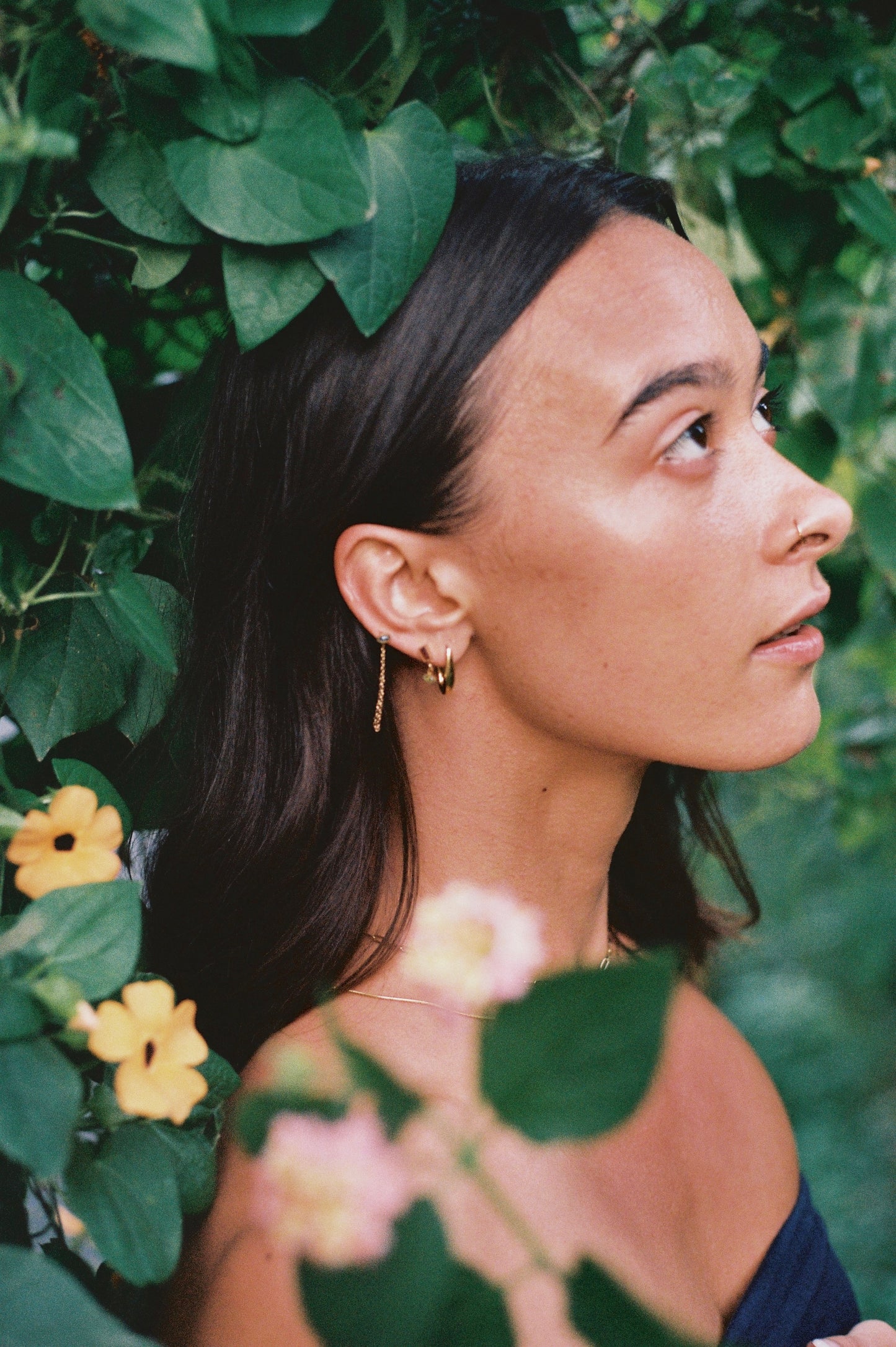Moon Cycle Hoop Earrings