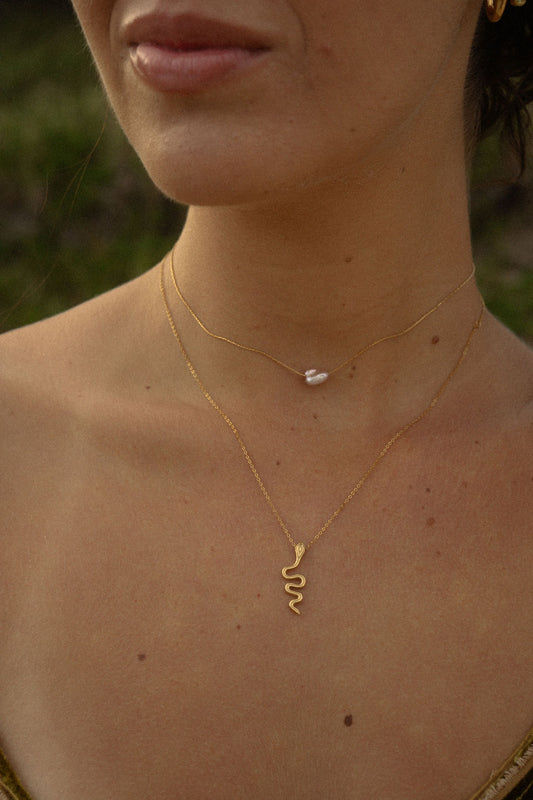 Dreaming Keshi Pearl Necklace