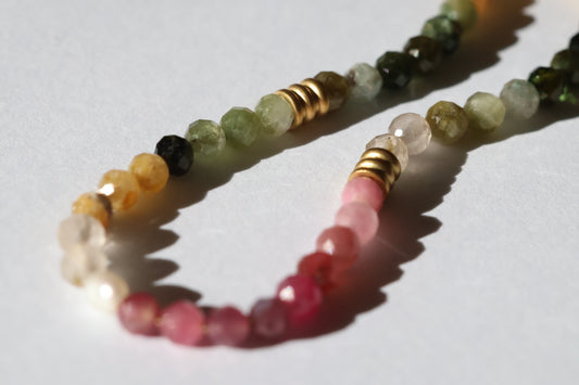 Heart in Bloom – Tourmaline Necklace