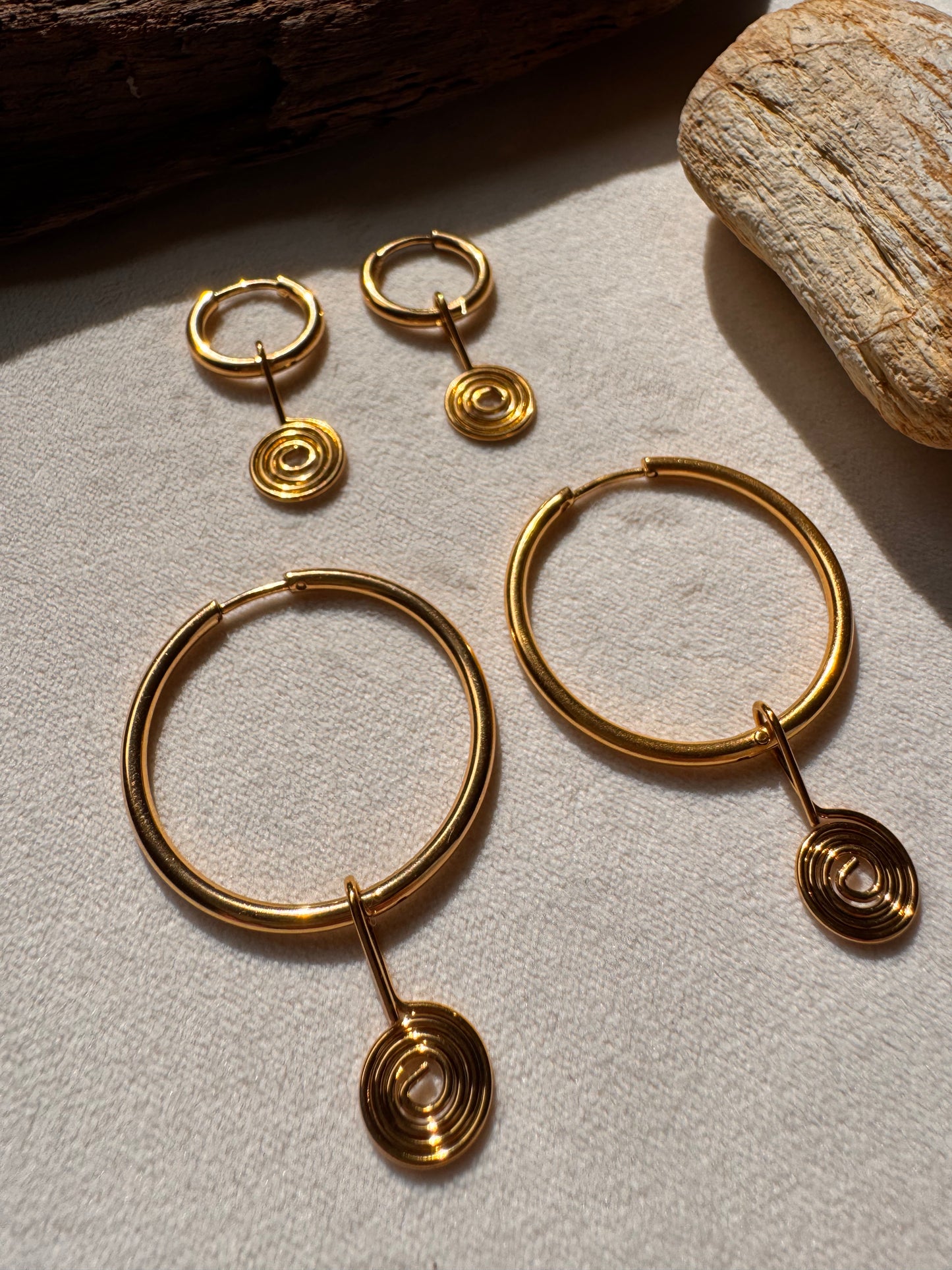 Vortex Hoop Earrings