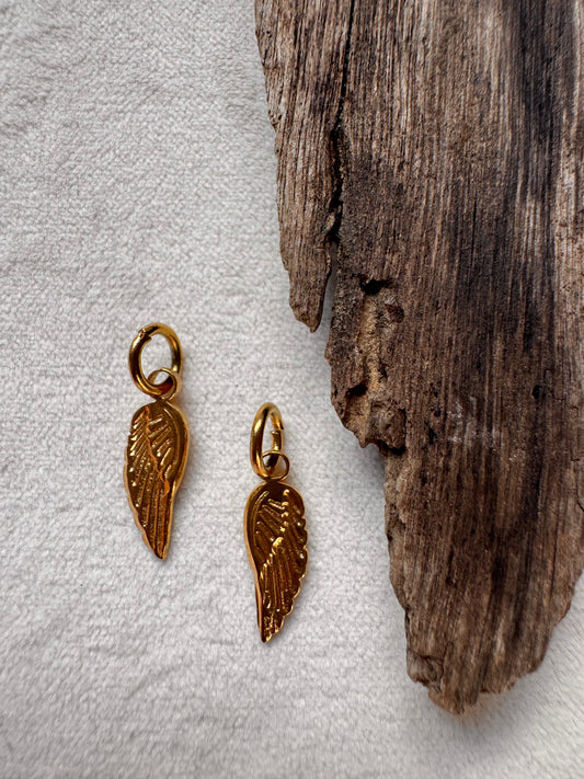 Angel Wing Earring Charm Only