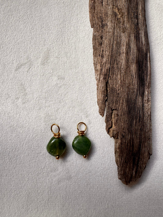 Canadian Jade Earring Charm Only