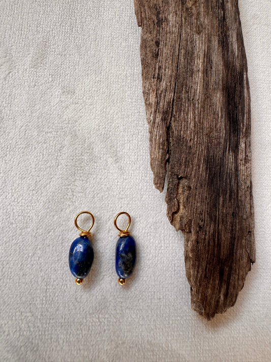 Lapis Lazuli Earring Charm Only