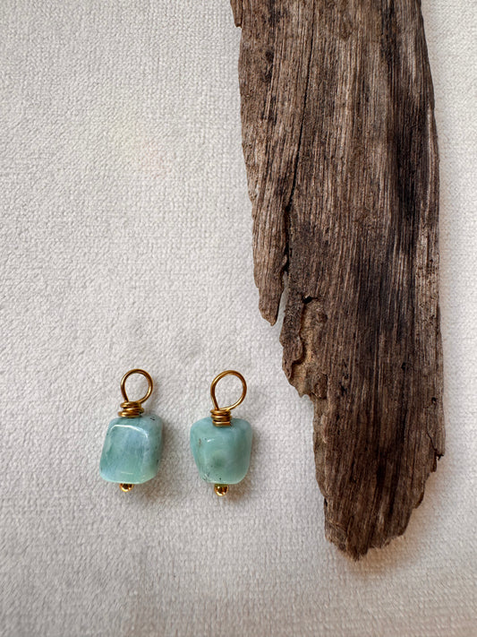 Larimar Earring Charm Only