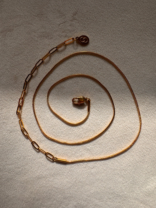 Round Snake Necklace Chain