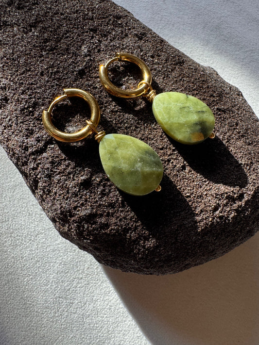 Canadian Jade drop earrings