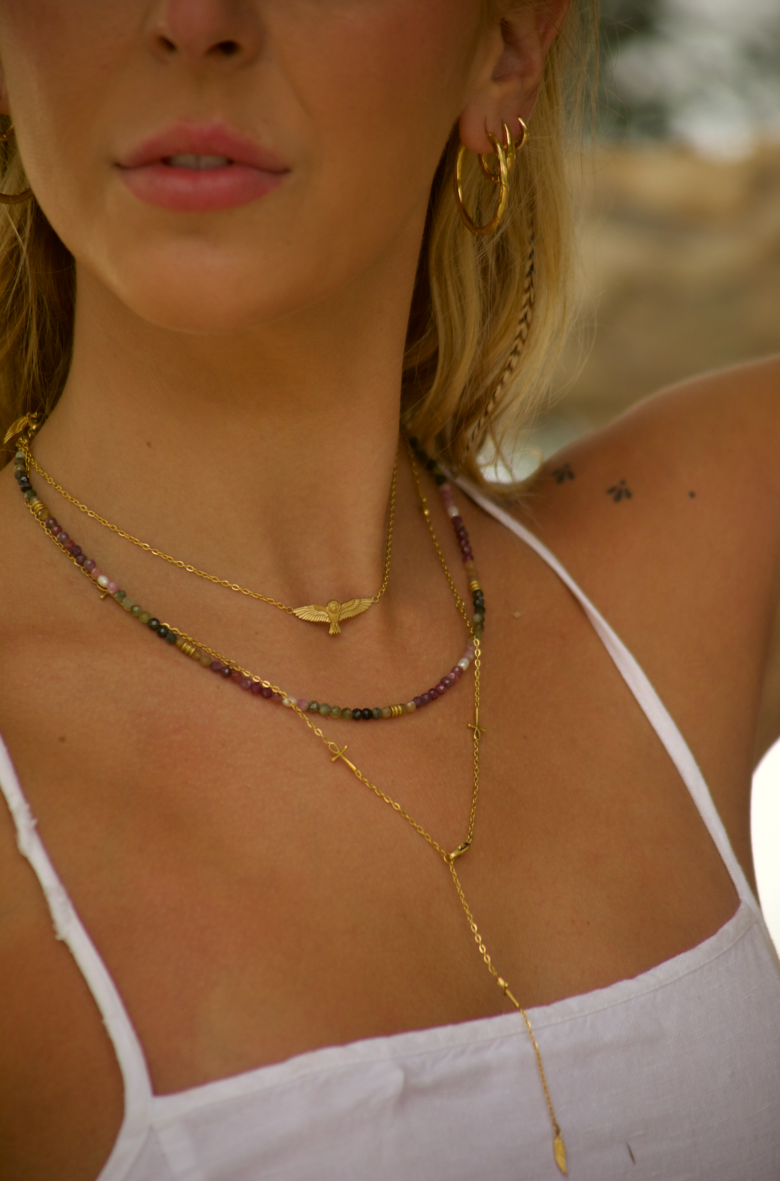 Heart in Bloom – Tourmaline Necklace