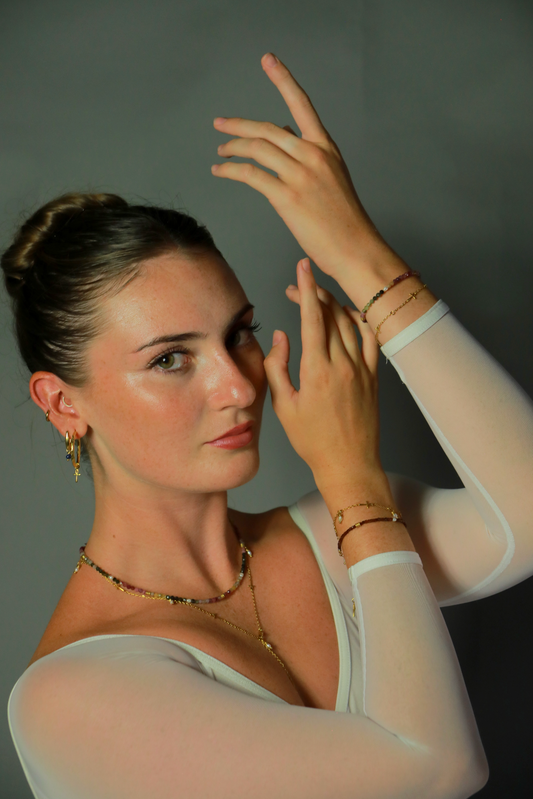 Heart in Bloom – Tourmaline Bracelet