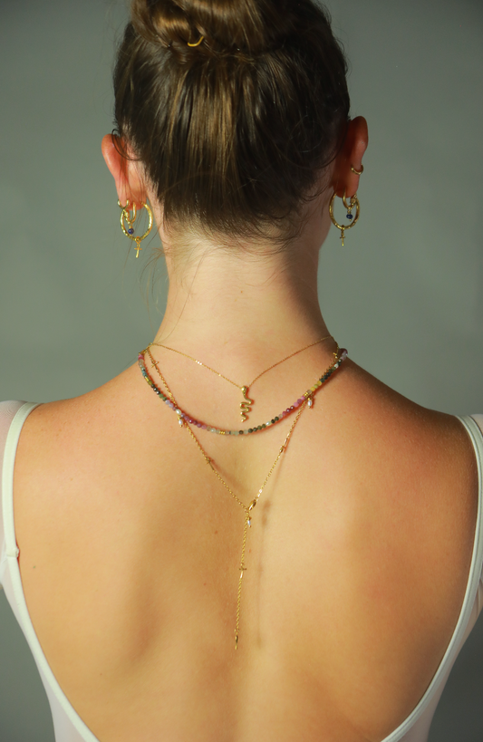 Heart in Bloom – Tourmaline Necklace