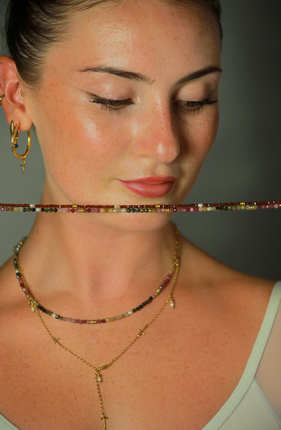 Heart in Bloom – Tourmaline Necklace