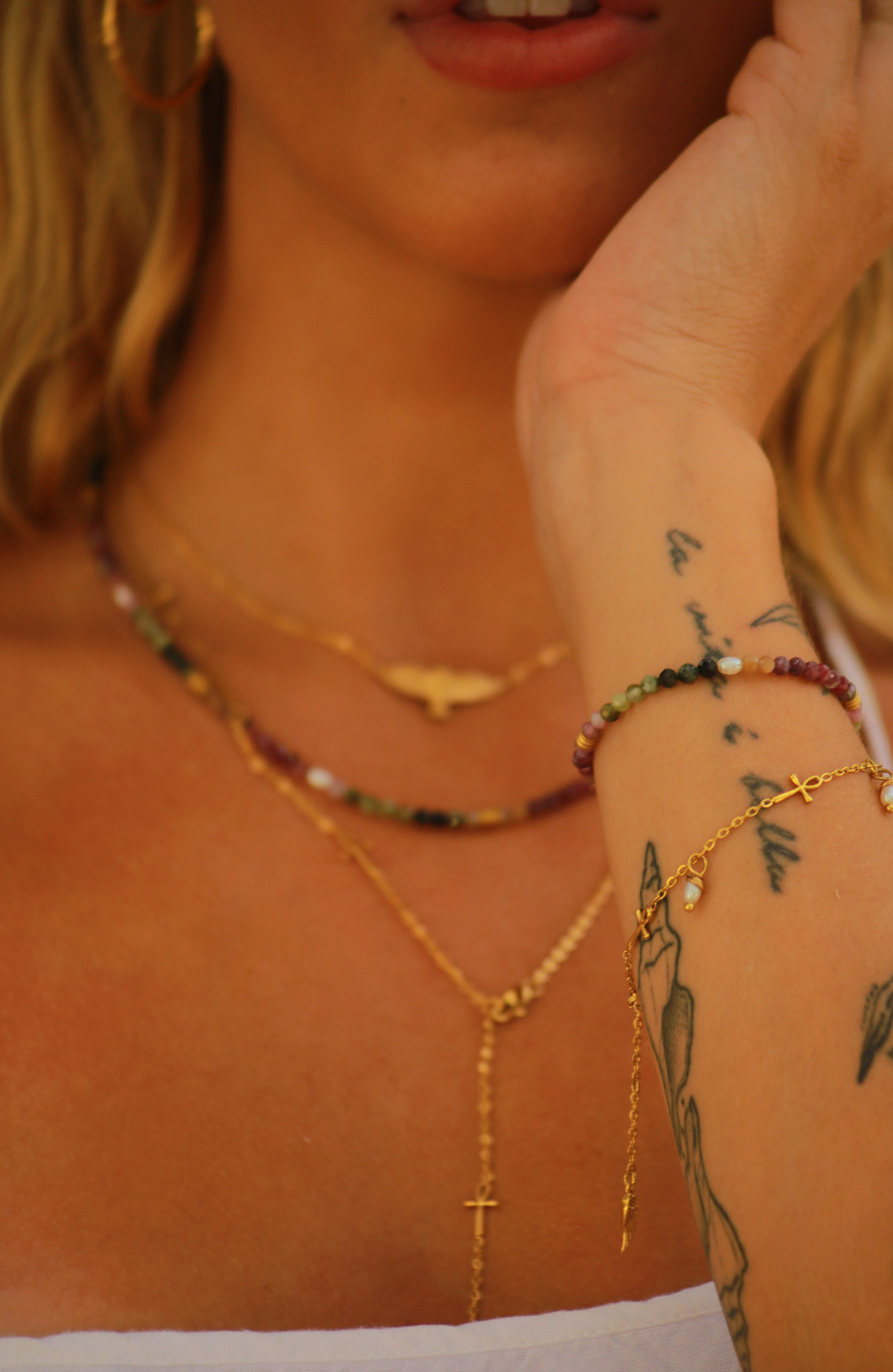 Heart in Bloom – Tourmaline Bracelet