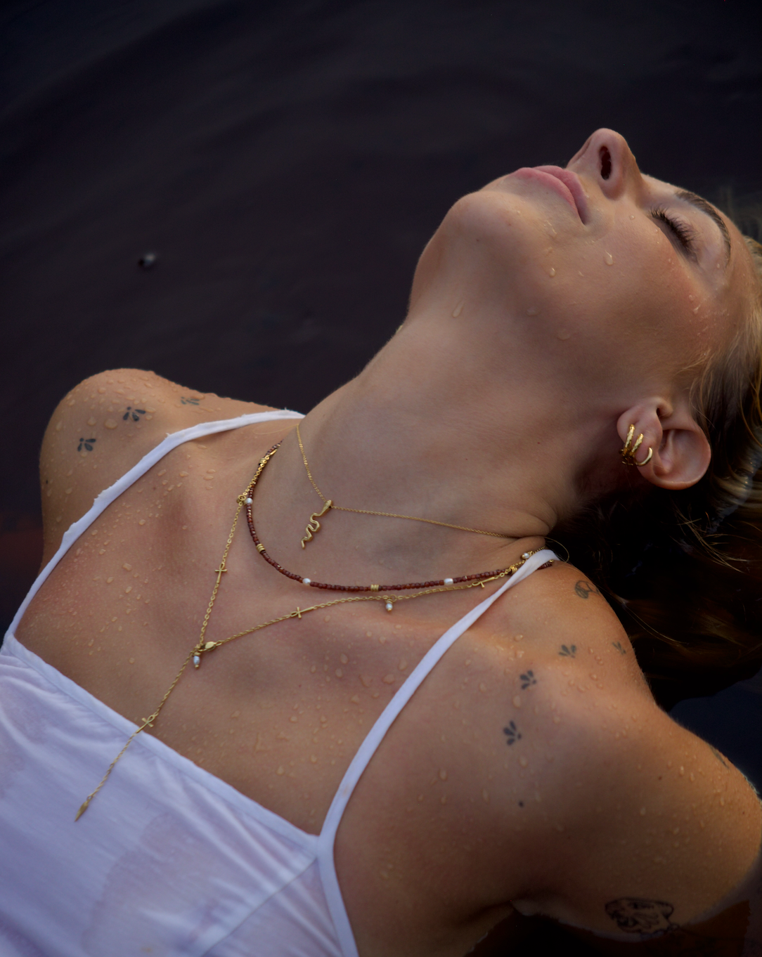 Seed of Fire – Orange Brown Ruby Necklace