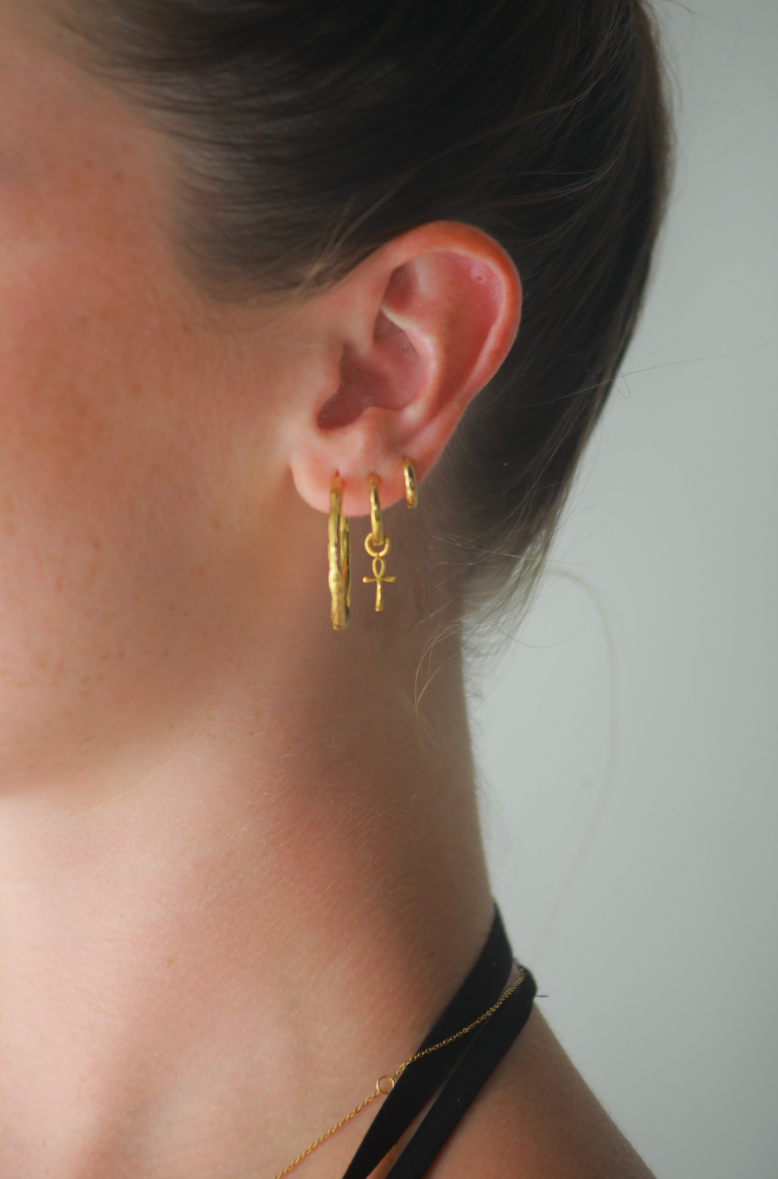 The Ankh Hoop Earrings