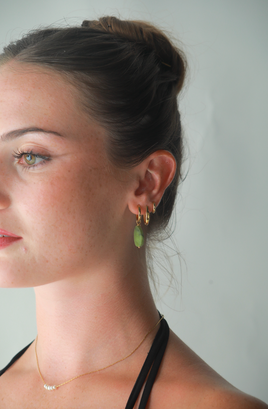 Canadian Jade drop earrings