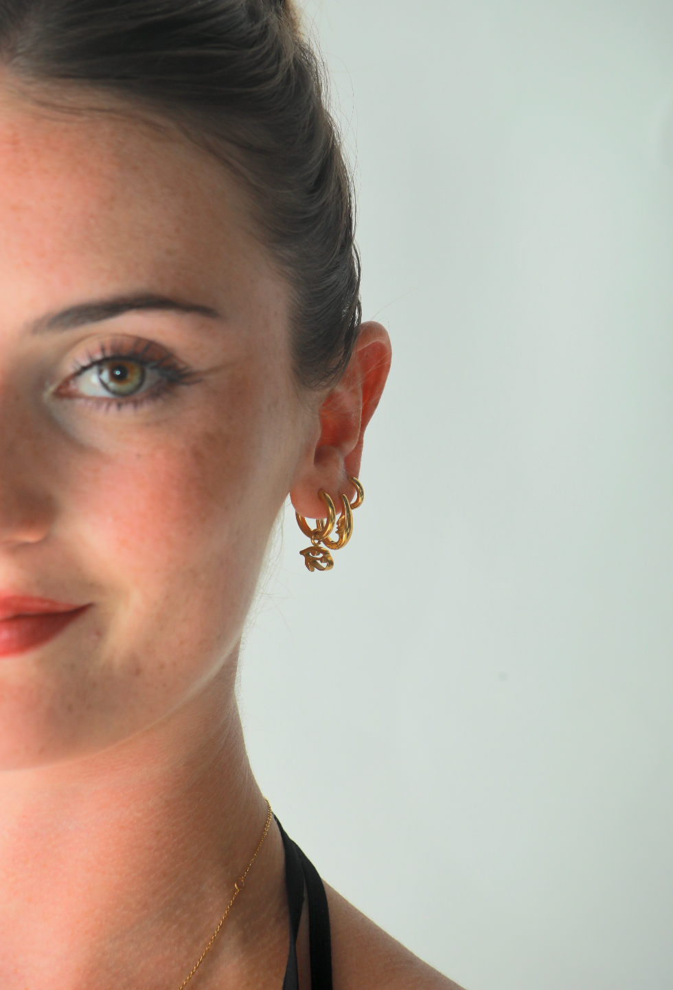 Eye of Horus Hoop Earrings