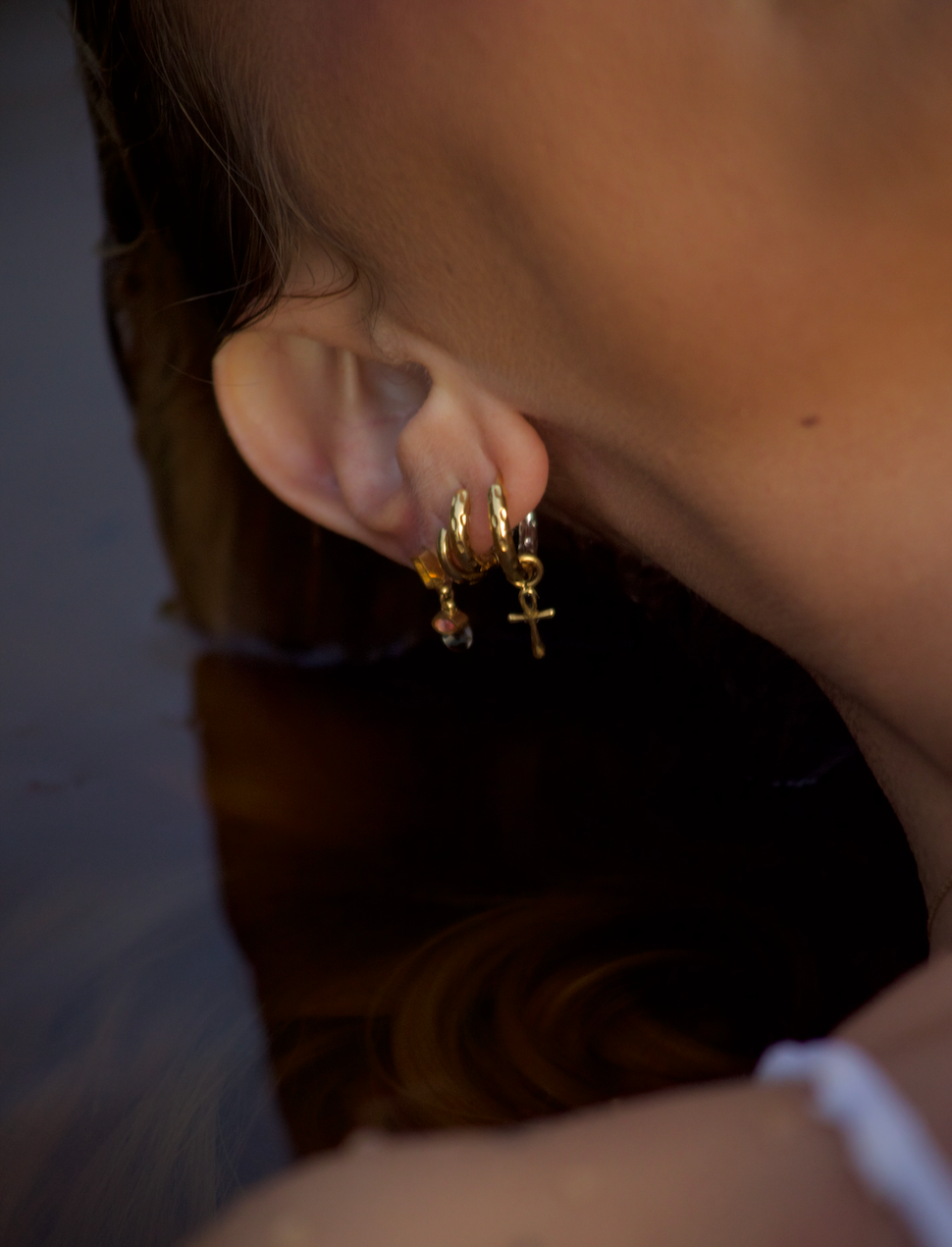 The Ankh Hoop Earrings