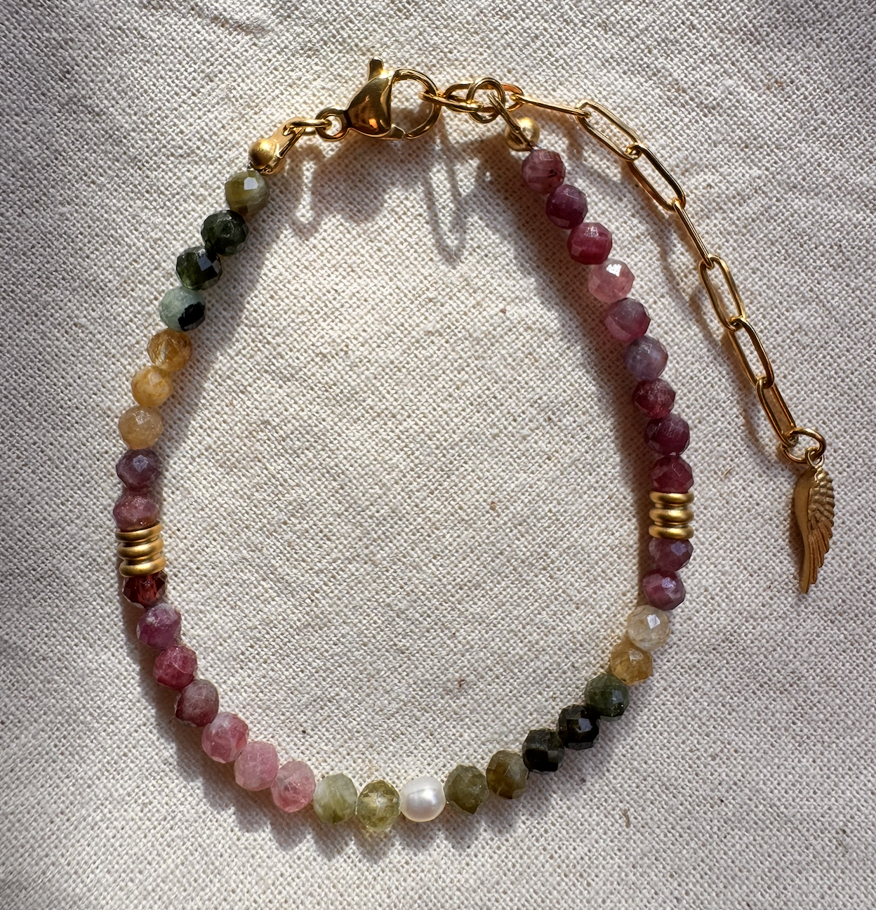 Heart in Bloom – Tourmaline Bracelet